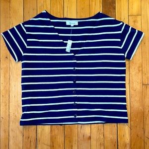 NWT button crop from Madewell!